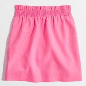 Pink Linen J. Crew Skirt, Size 8